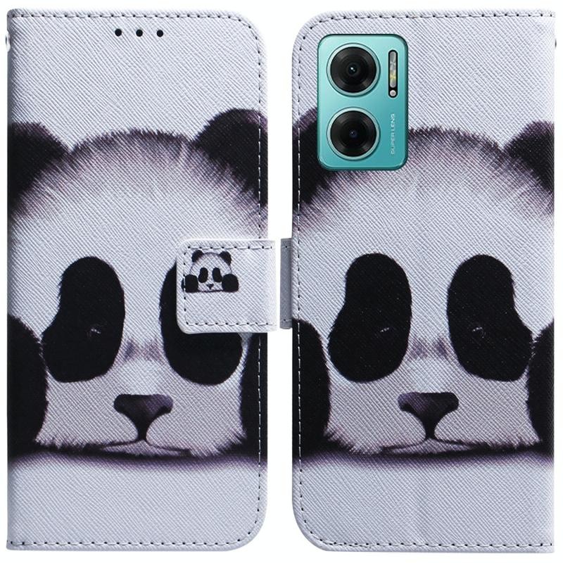 Xiaomi Redmi 10 5G Coloured Drawing Θήκη Πορτοφόλι Panda