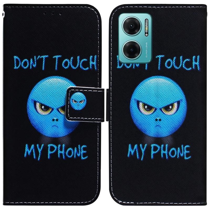 Xiaomi Redmi 10 5G Coloured Drawing Θήκη Πορτοφόλι Anger