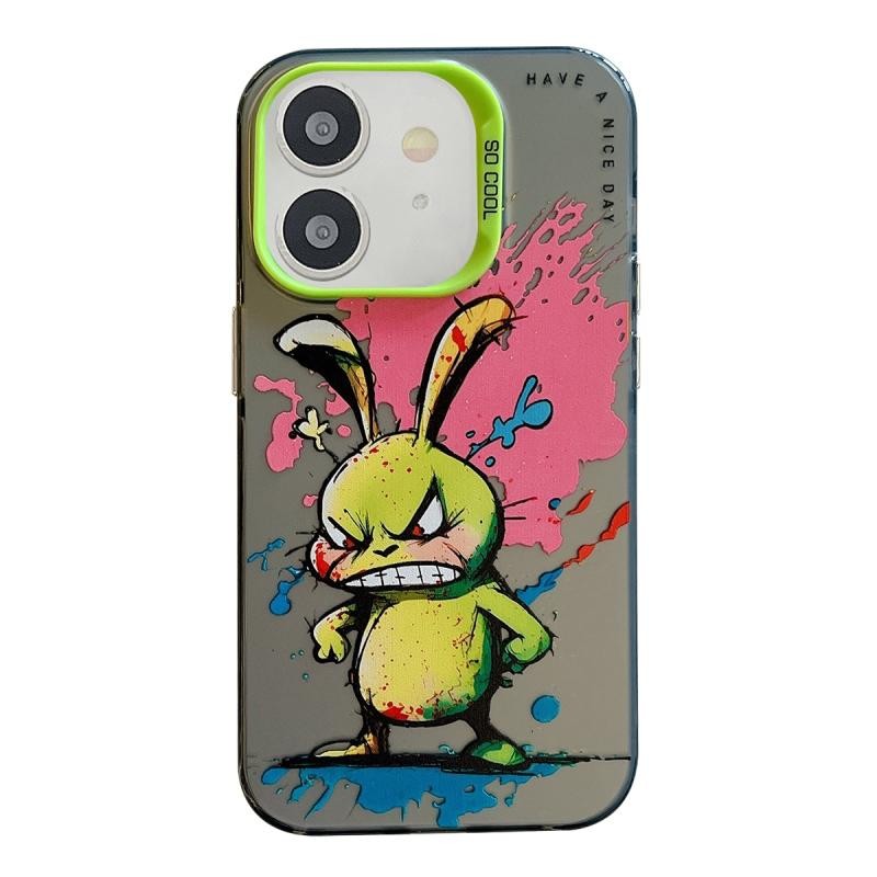 Apple iPhone 11 Oil Painting Series Θήκη Σιλικόνης Rabbit