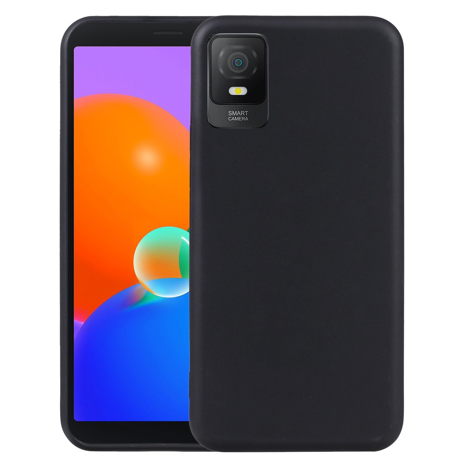 TCL 403 Lite Θήκη Σιλικόνης Black
