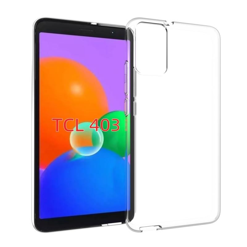 TCL 403 Waterproof  Θήκη Σιλικόνης Transparent