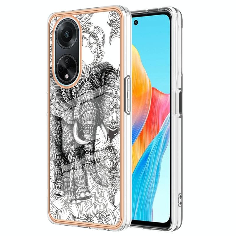 Oppo A98 Electroplating Θήκη Σιλικόνης Totem Elephant