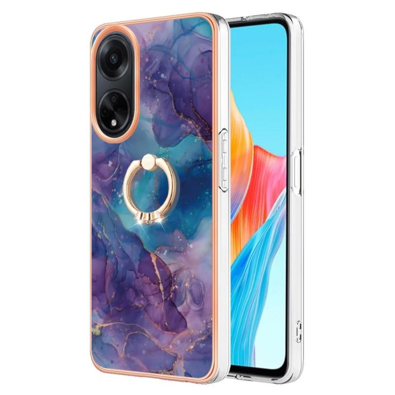 Oppo A98 Electroplating Σκληρή Θήκη με Δαχτυλίδι Purple 016