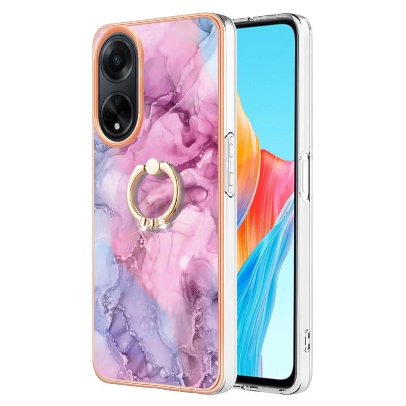 Oppo A98 Electroplating Σκληρή Θήκη με Δαχτυλίδι Pink 013