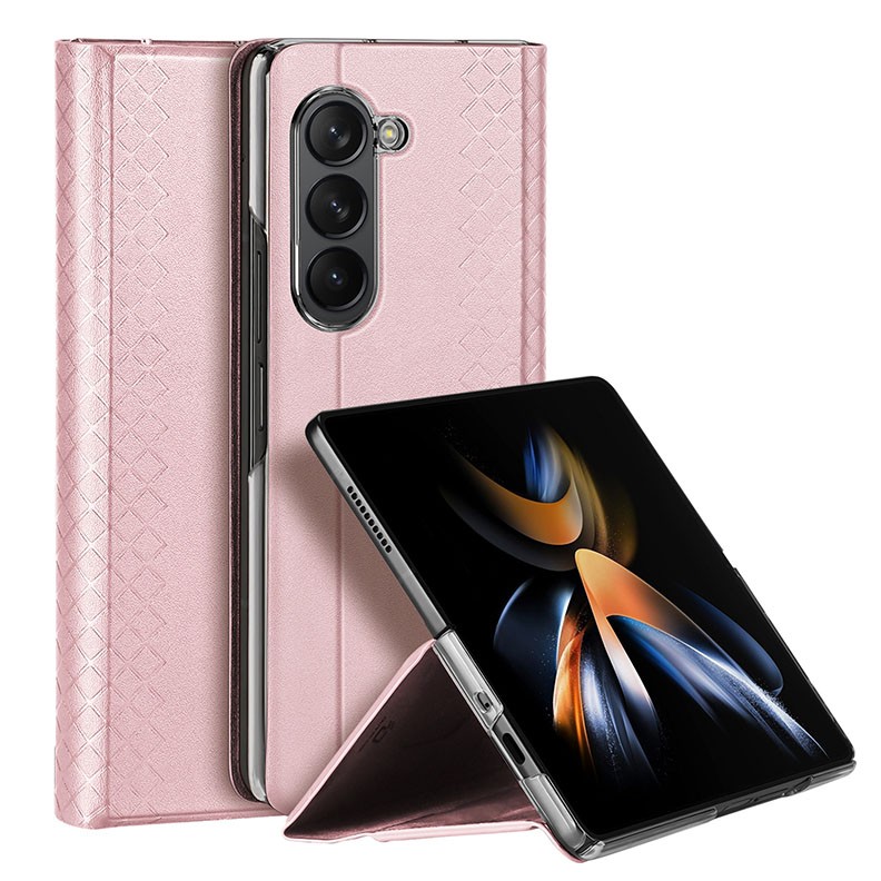 Samsung Galaxy Z Fold5 5G DUX DUCIS Bril Series Θήκη Βιβλίο Pink