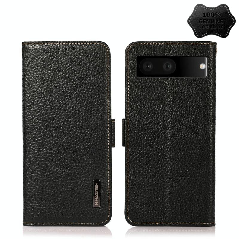 Google Pixel 7 5G Side-Magnetic Δερμάτινη Θήκη Πορτοφόλι Black