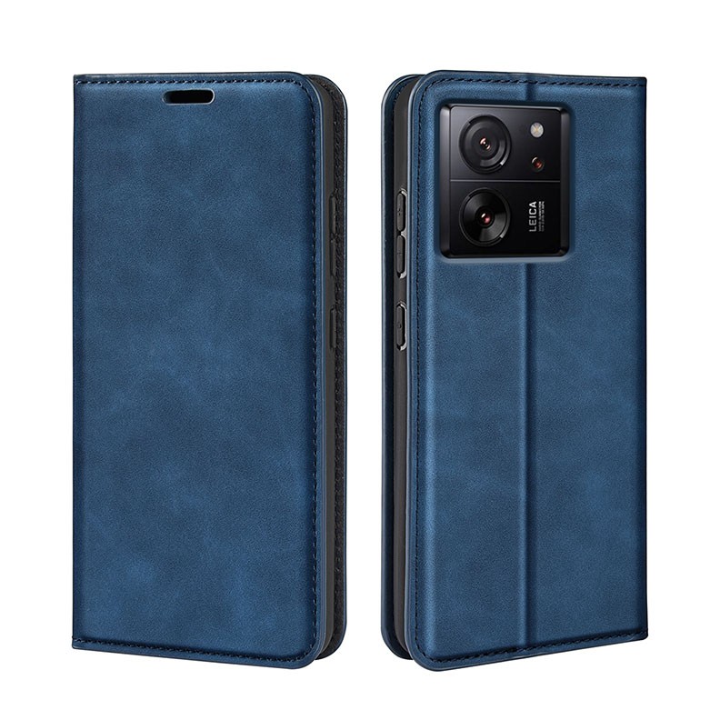 Xiaomi 13T / 13T Pro Retro Magnetic Θήκη Βιβλίο Dark Blue