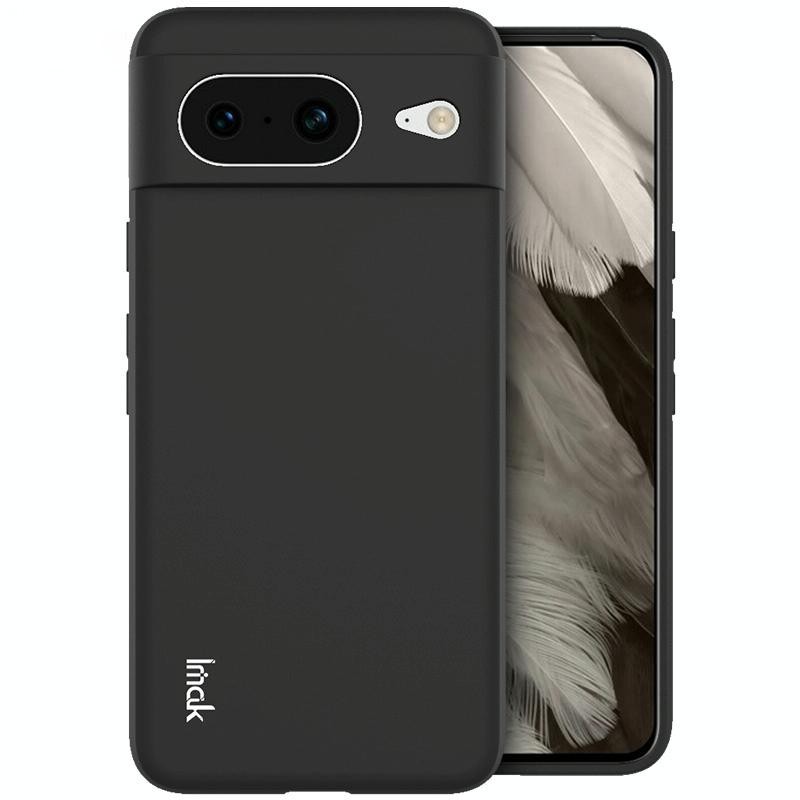 Google Pixel 8 5G IMAK Straight Edge Θήκη Σιλικόνης Black