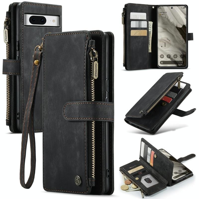 Google Pixel 8 5G CaseMe C30 Multifunctional Θήκη Πορτοφόλι Black