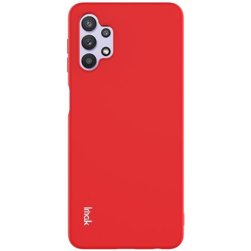 Samsung Galaxy A32 5G Straight Edge Θήκη Σιλικόνης Red
