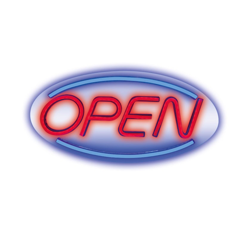 Neon LED Διακοσμητικό Φωτιστικό Open 