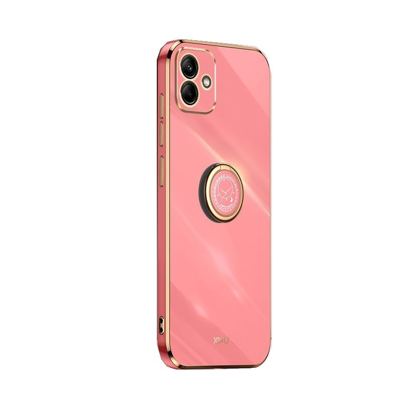 Samsung Galaxy A05 XINLI Straight Θήκη Σιλικόνης με Δαχτυλίδι Hawthrn Red