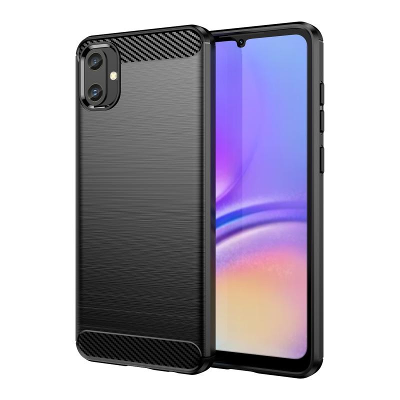 Samsung Galaxy A05 Carbon Fiber Θήκη Σιλικόνης Black