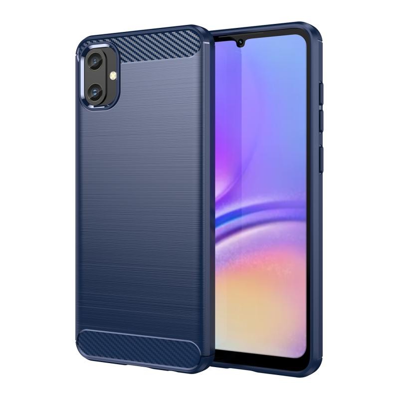 Samsung Galaxy A05 Carbon Fiber Θήκη Σιλικόνης Blue
