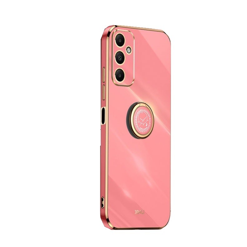Samsung Galaxy A05s XINLI Straight Θήκη Σιλικόνης με Δαχτυλίδι Hawthrn Red