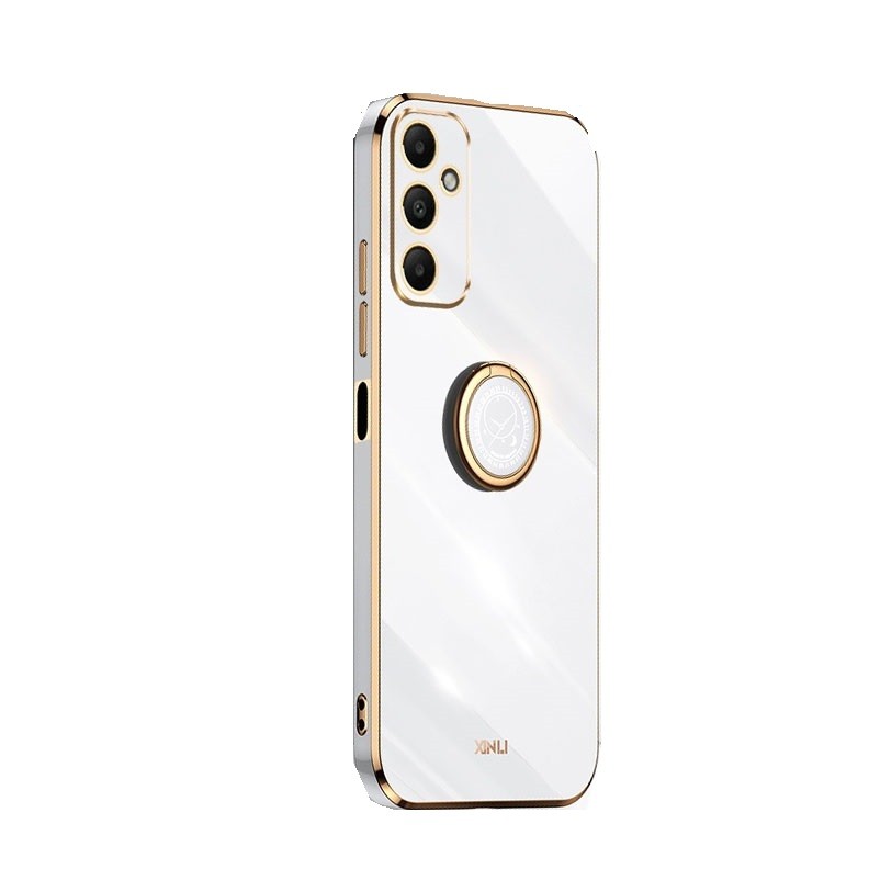 Samsung Galaxy A05s XINLI Straight Θήκη Σιλικόνης με Δαχτυλίδι White