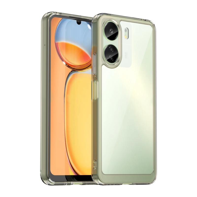 Xiaomi Redmi 13C/Poco C65 Colorful Series Θήκη Σιλικόνης Grey