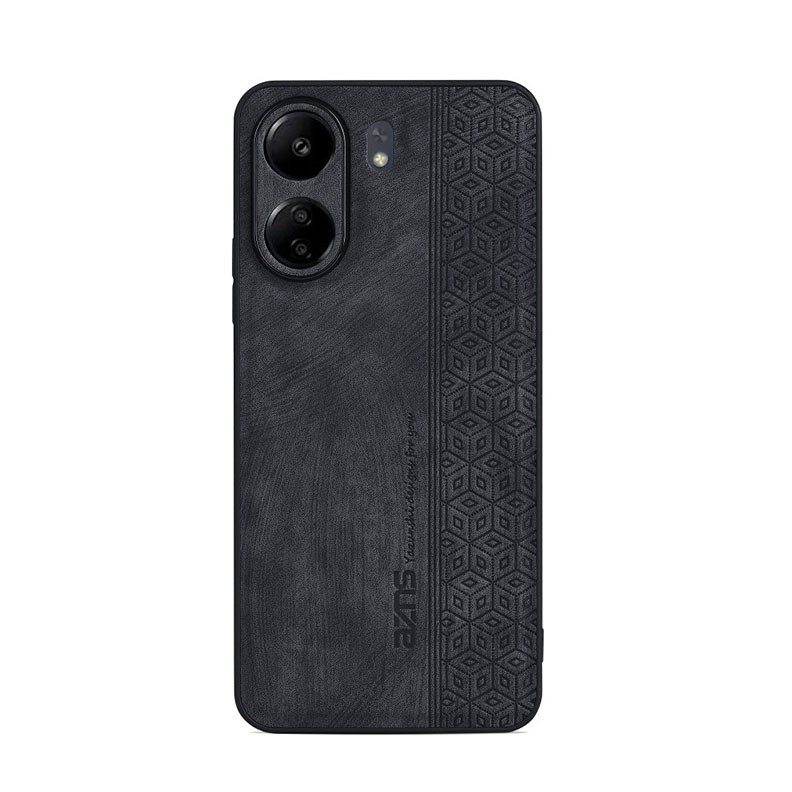 Xiaomi Redmi 13C/Poco C65 AZNS 3D Embossed Σκληρή Θήκη Black