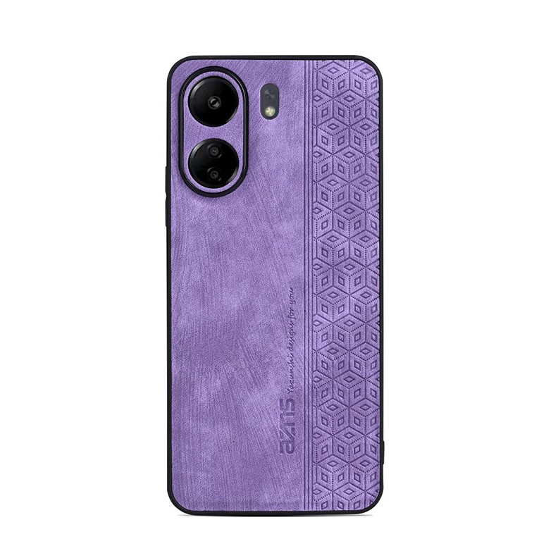Xiaomi Redmi 13C/Poco C65 AZNS 3D Embossed Σκληρή Θήκη Purple