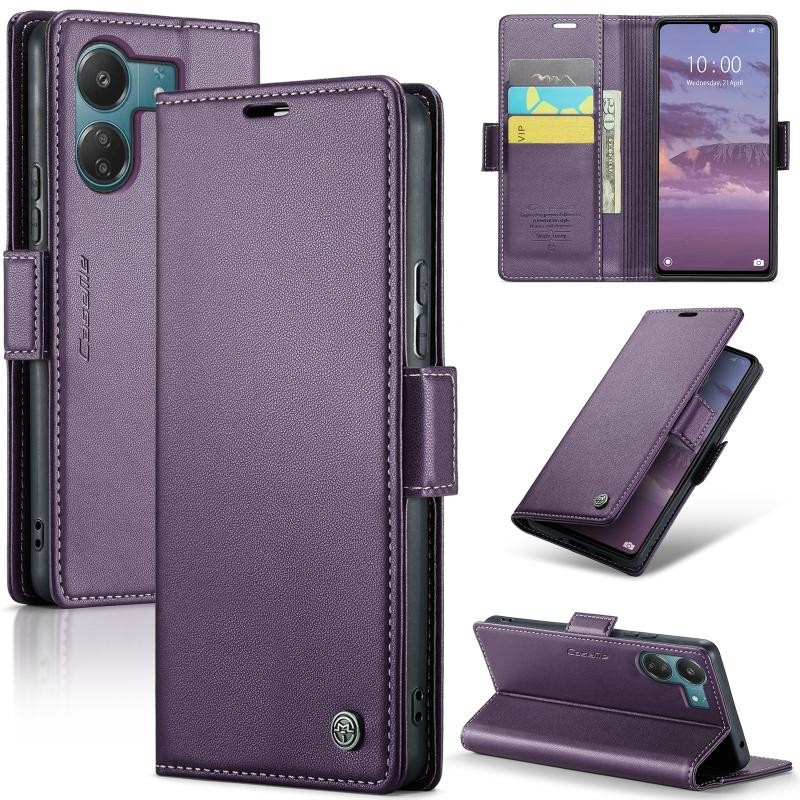 Xiaomi Redmi 13C/Poco C65 CaseMe 023 Luminus Θήκη Πορτοφόλι Pearly Purple
