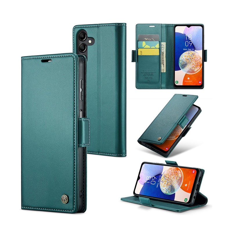 Samsung Galaxy A14 5G CaseMe 023 Luminus Θήκη Πορτοφόλι Green