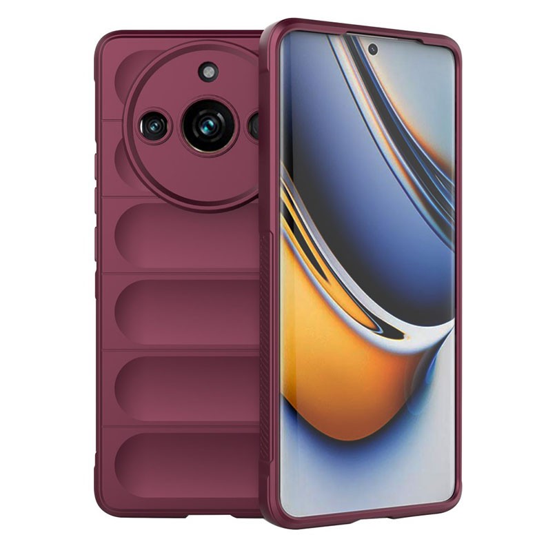 Realme 11 Pro 5G / 11 Pro Plus 5G Magic Shield Θήκη Σιλικόνης Wine Red
