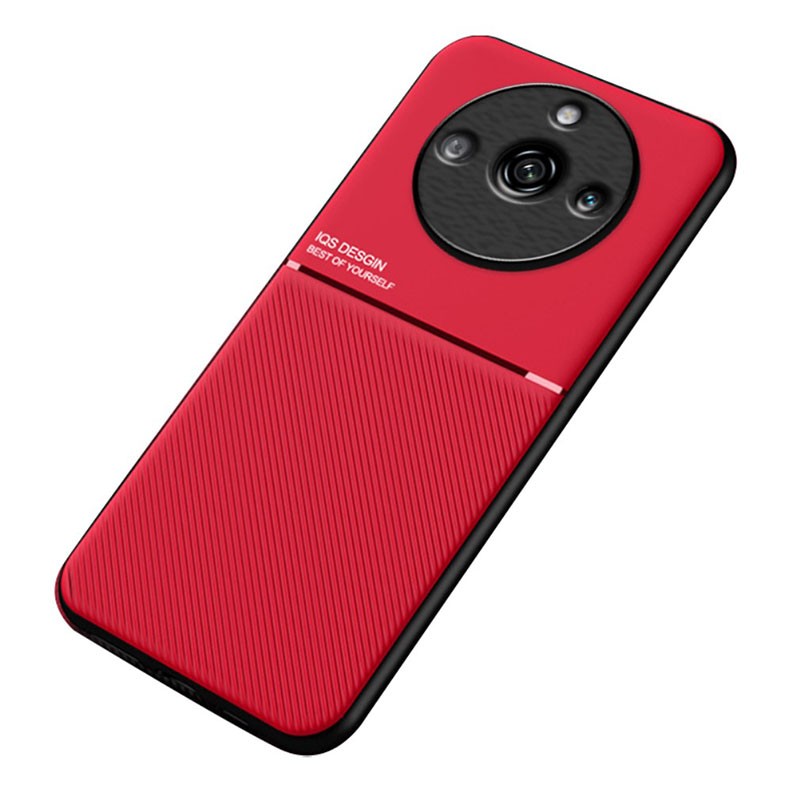 Realme 11 Pro 5G / 11 Pro Plus 5G Lines Imprinted Σκληρή Θήκη Red