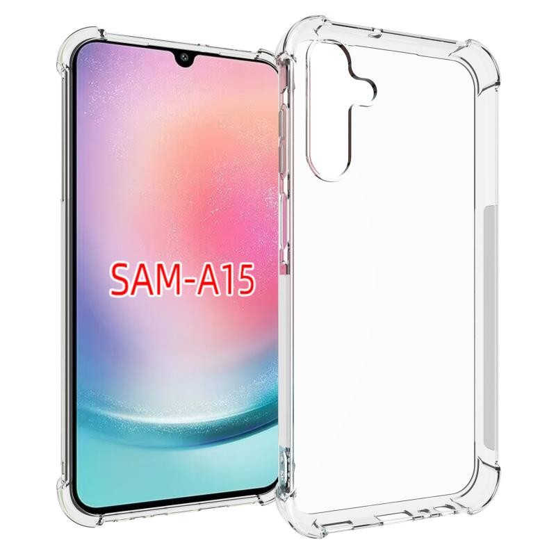 Samsung Galaxy A15 4G / 5G Non-slip Θήκη Σιλικόνης Transparent