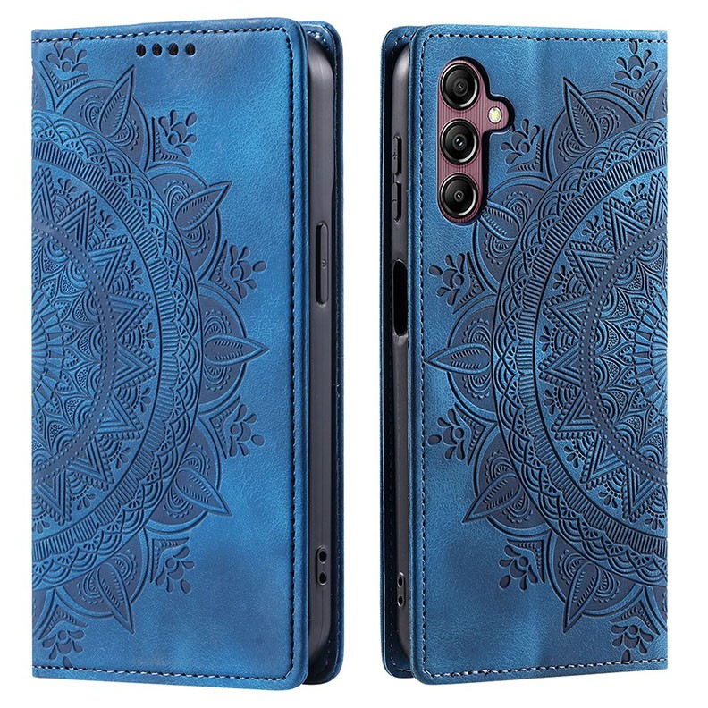 Samsung Galaxy A05s Mandala Flower Θήκη Βιβλίο Blue