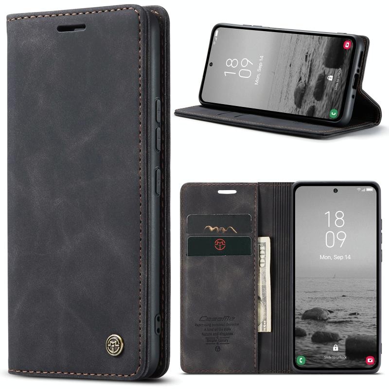 Samsung Galaxy A54 5G CaseMe 013 Retro Θήκη Βιβλίο Black