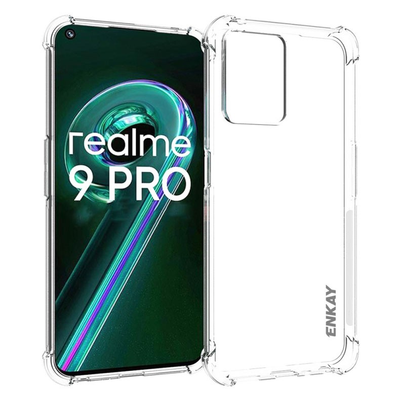 Realme 9 Pro 5G ENKAY Θήκη Σιλικόνης Transparent
