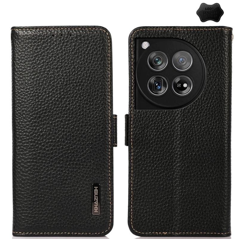 OnePlus 12 5G KHAZNEH Side-Magnetic θήκη  Πορτοφόλι Black