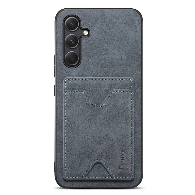 Samsung Galaxy A25 5G DENIOR Σκληρή Θήκη με Πορτοφόλι Grey