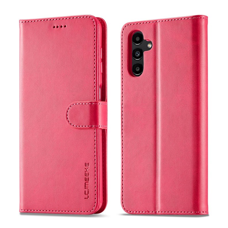 Samsung Galaxy A35 5G LC.IMEEKE Calf Texture Θήκη Πορτοφόλι Rose