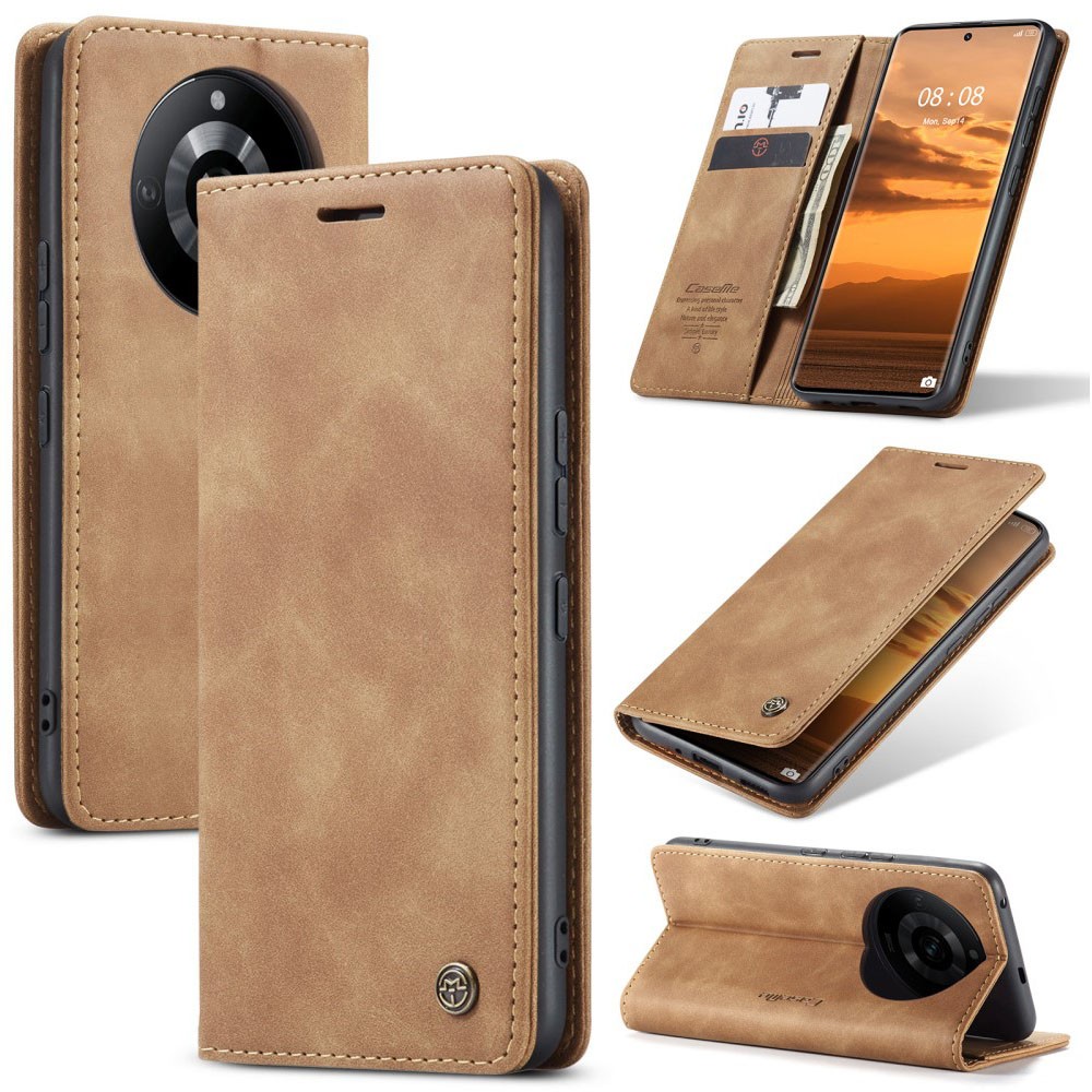 Realme 11 Pro 5G / 11 Pro Plus 5G CaseMe 013 Retro Θήκη Βιβλίο Brown