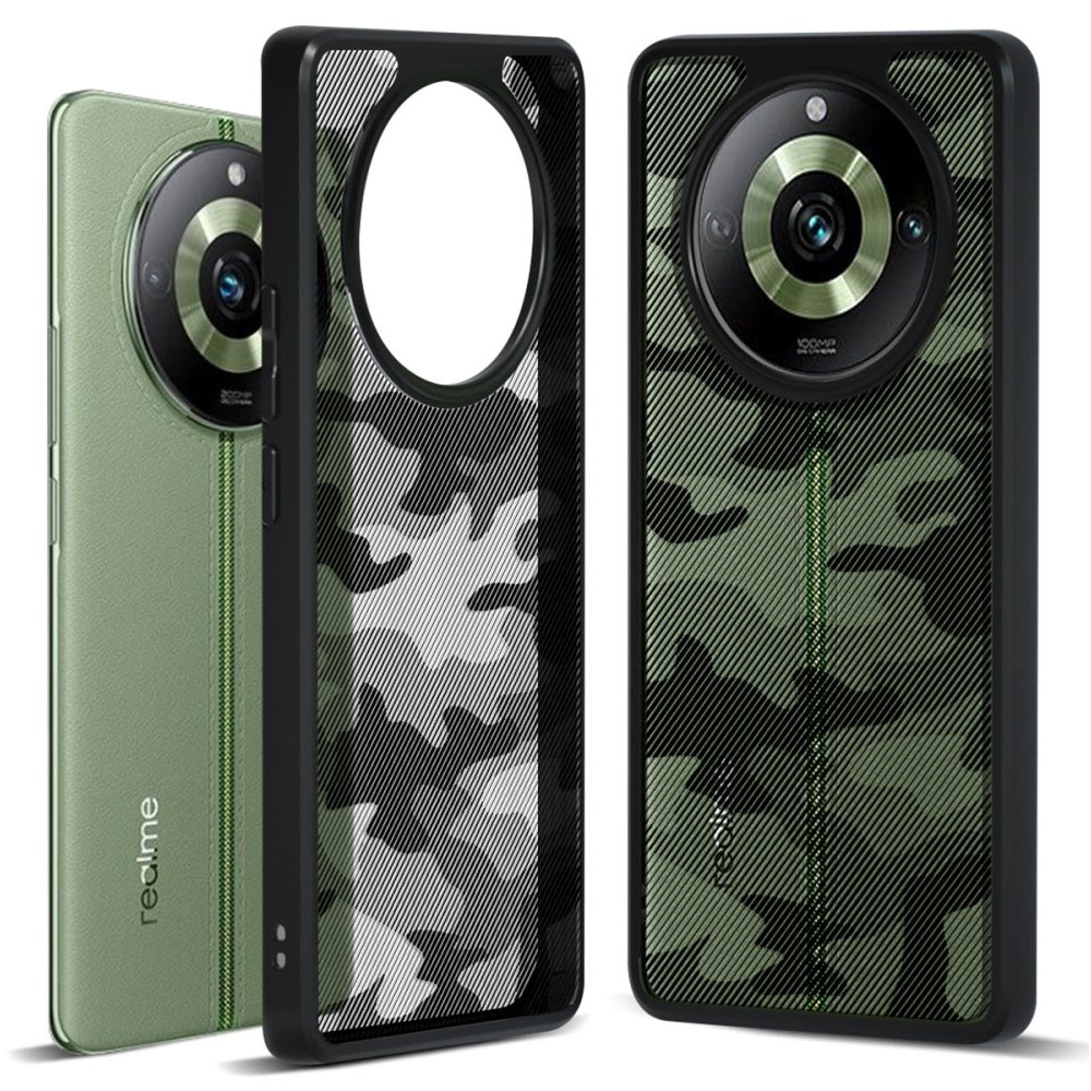 Realme 11 Pro 5G / 11 Pro Plus 5G Color Frame Θήκη Σιλικόνης Artistic Camouflage