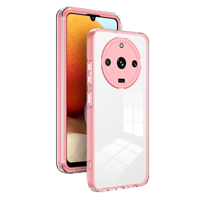 Realme 11 Pro 5G / 11 Pro Plus 5G Color Frame Διάφανη Θήκη Σιλικόνης Pink