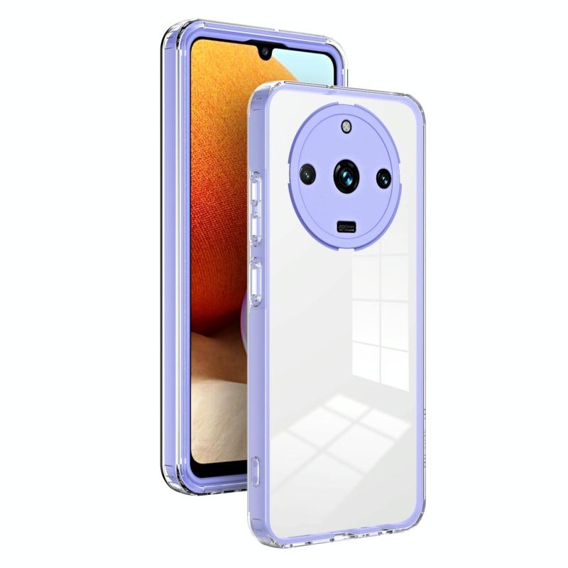 Realme 11 Pro 5G / 11 Pro Plus 5G Color Frame Διάφανη Θήκη Σιλικόνης Purple