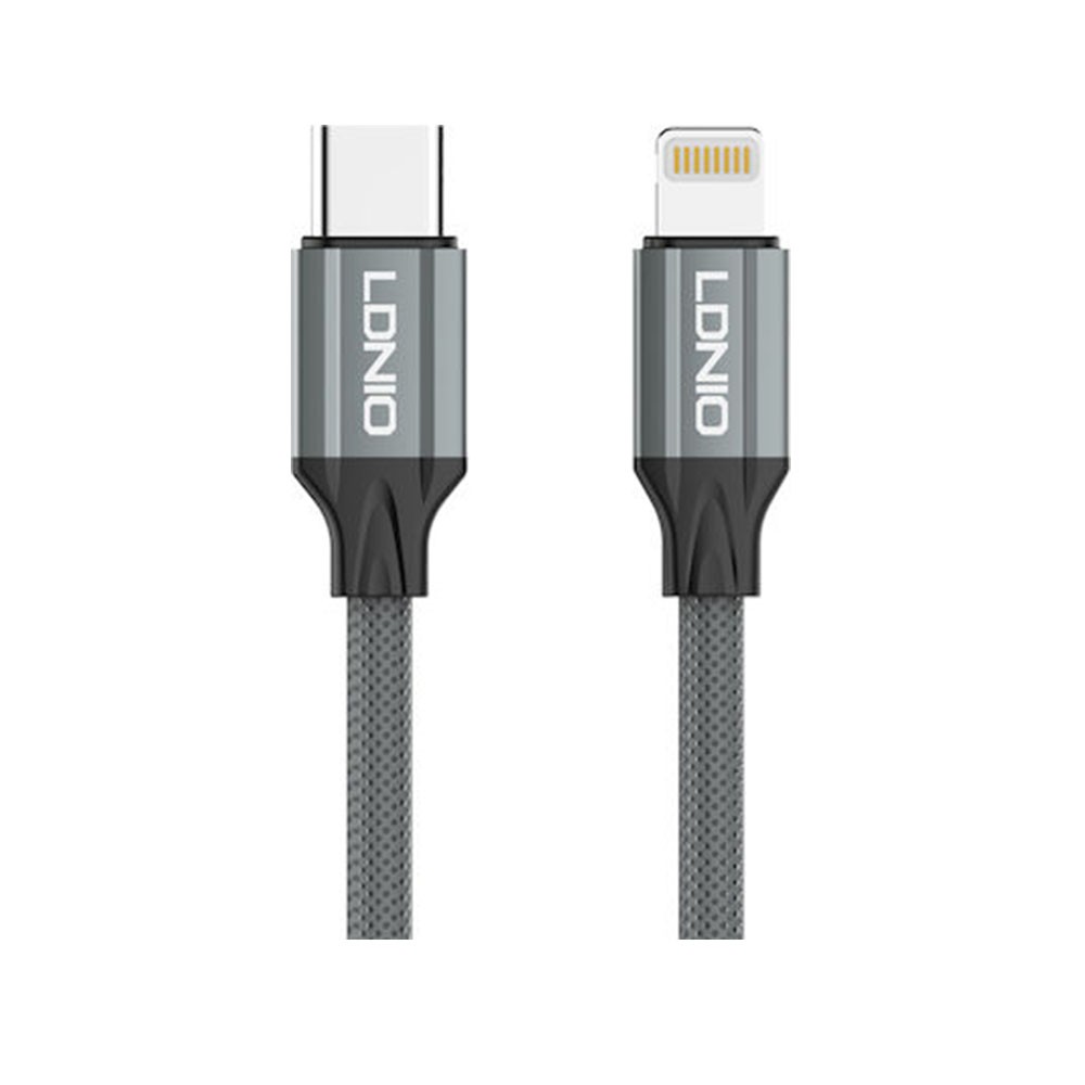 Ldnio LC441I USB-C σε Lightning Καλώδιο Φόρτισης 1m 30W Black