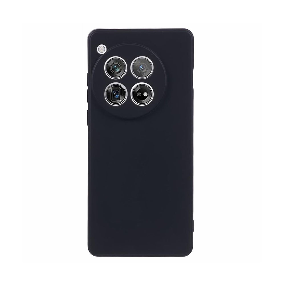 OnePlus 12 5G Imitation Liquid Θήκη Σιλικόνης Black