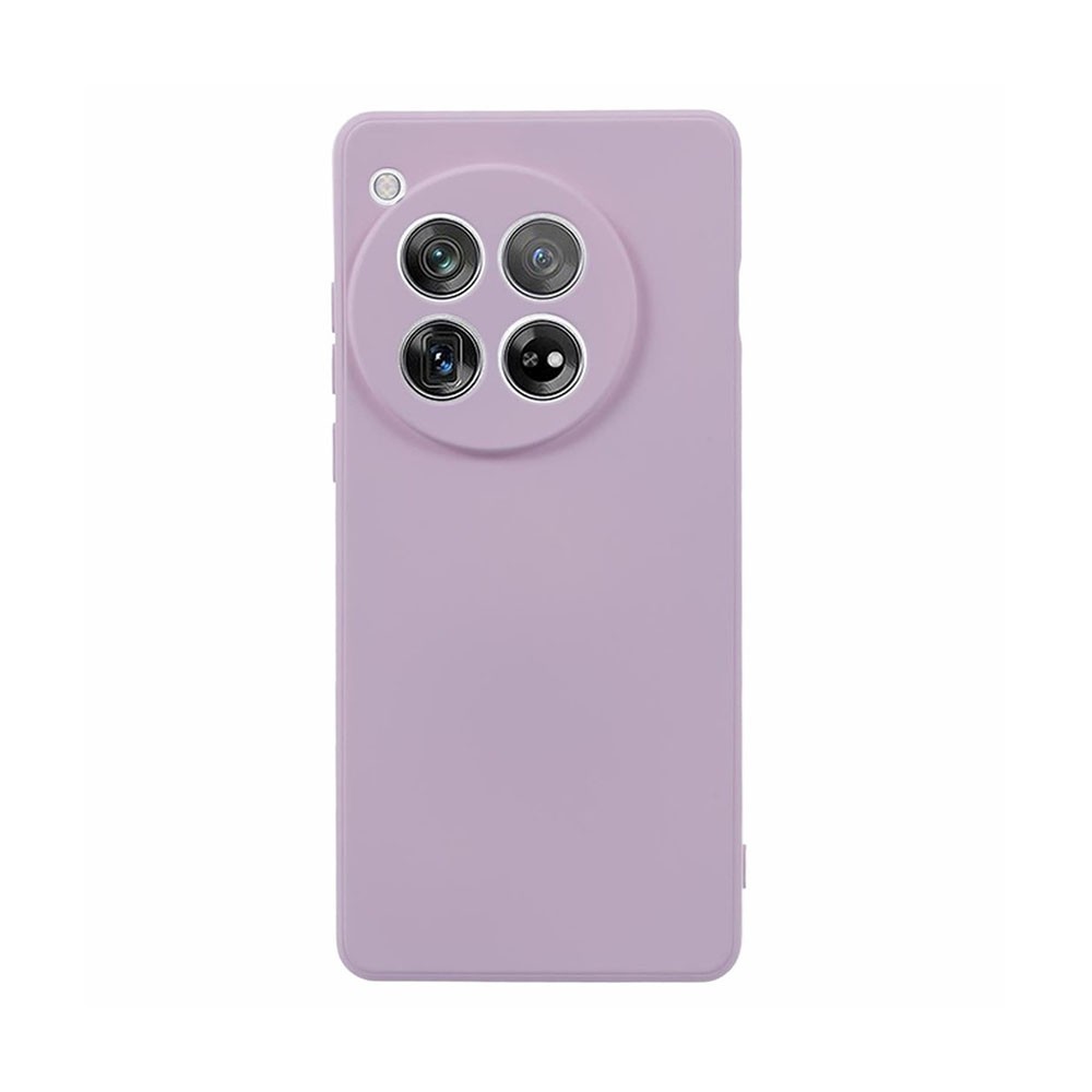 OnePlus 12 5G Imitation Liquid Θήκη Σιλικόνης Purple