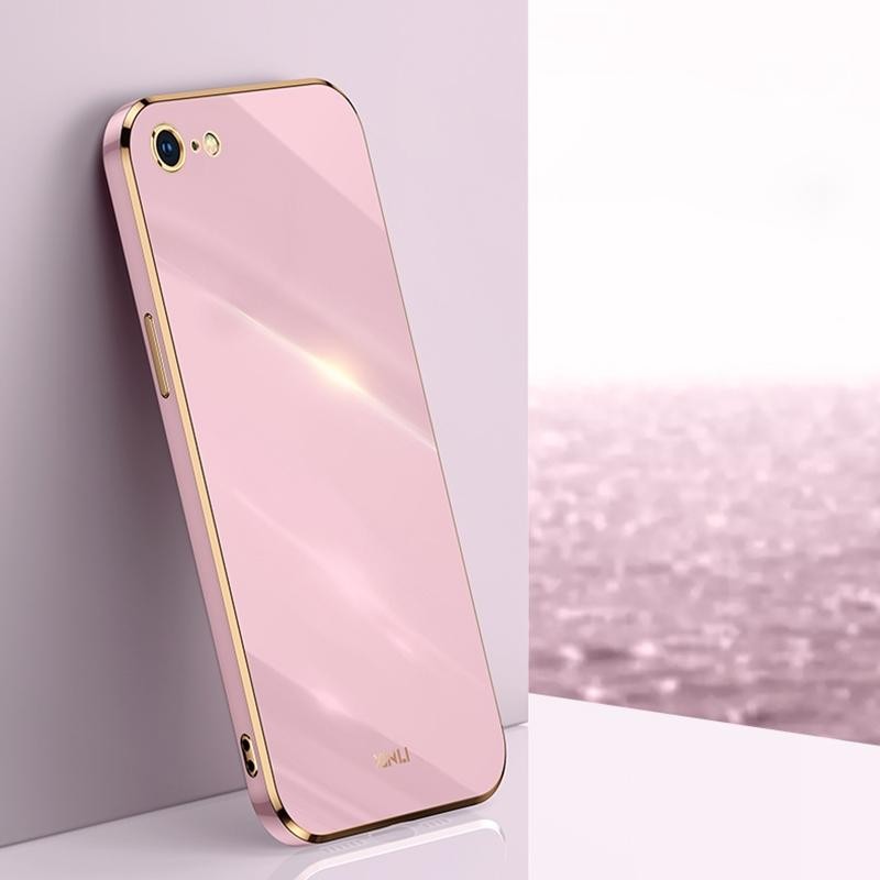 Apple iPhone SE 2020/8/7 XINLI Straight Θήκη Σιλικόνης Cherry Purple