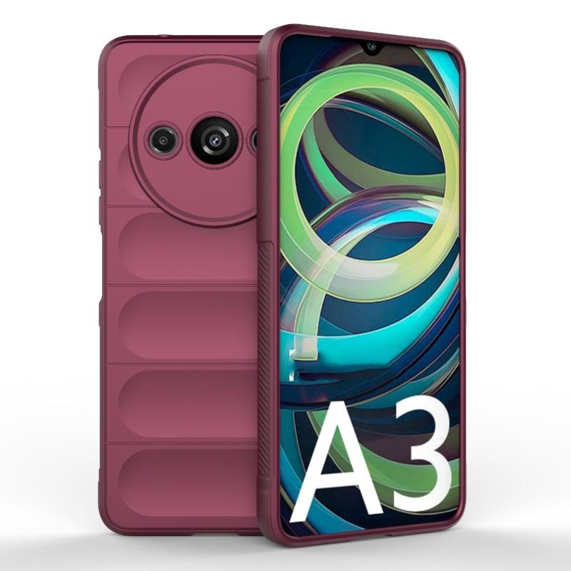 Xiaomi Redmi A3 Magic Shield Θήκη Σιλικόνης Wine Red