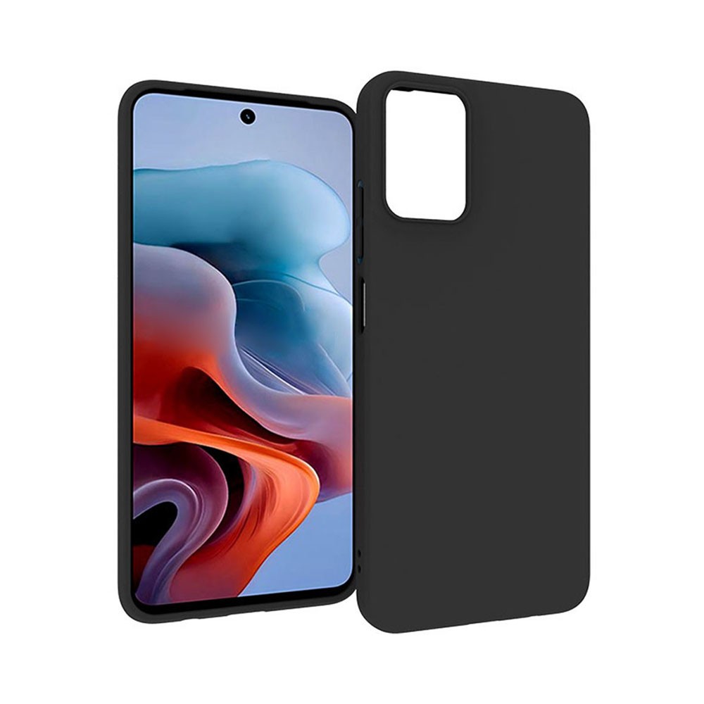 Motorola Moto G34 5G Soft Matte Θήκη Σιλικόνης Black
