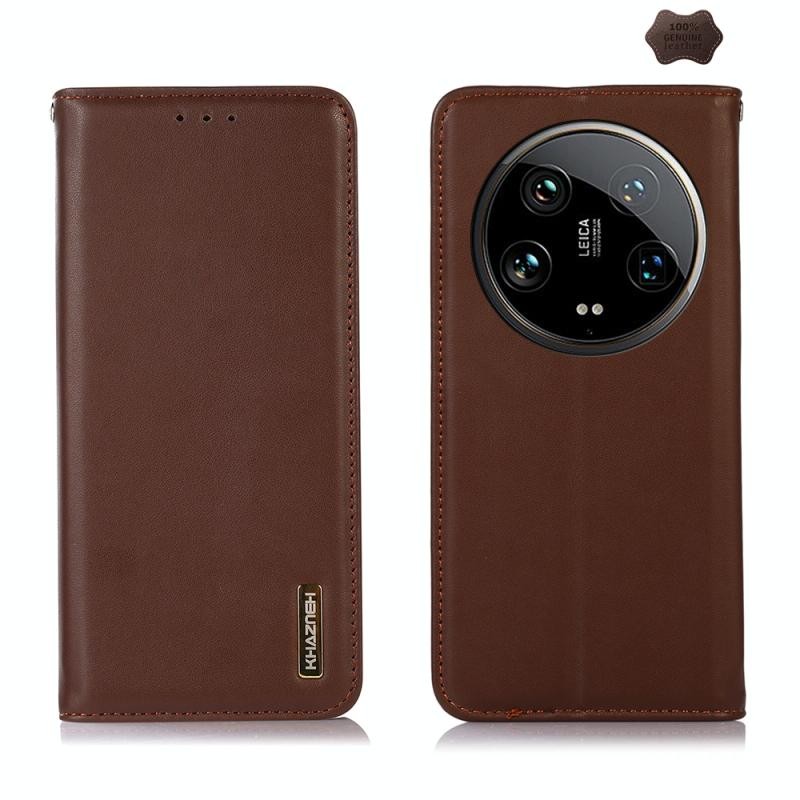 Xiaomi 14 Ultra 5G Nappa Δερμάτινη Θήκη Βιβλίο Brown