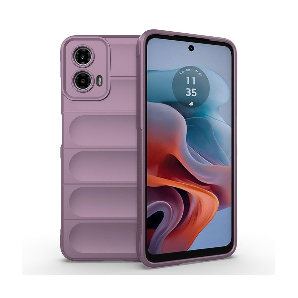 Motorola Moto G34 5G Magic Shield Θήκη Σιλικόνης Purple