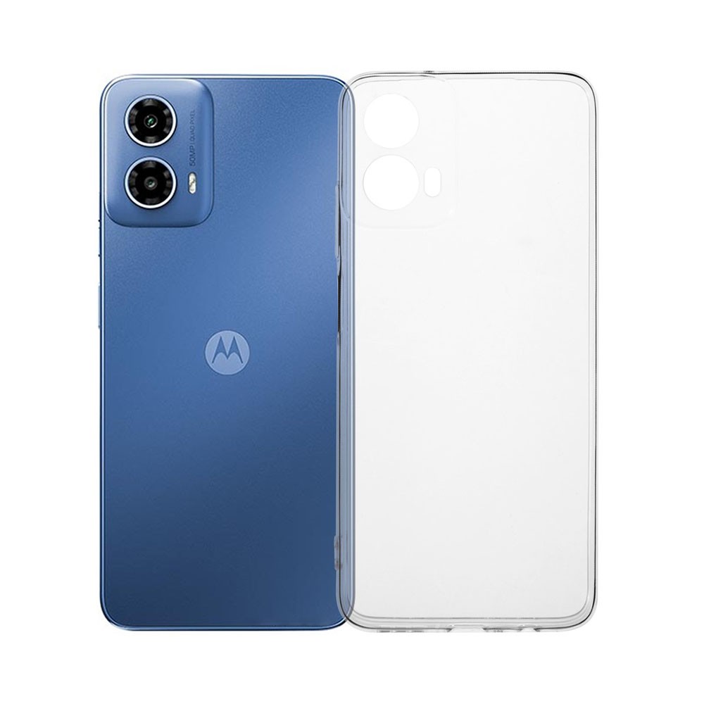 Motorola Moto G34 5G TPU Glossy Θήκη Σιλικόνης Transparent