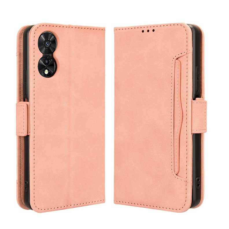 TCL 505 Multiple Cards Θήκη Πορτοφόλι Pink
