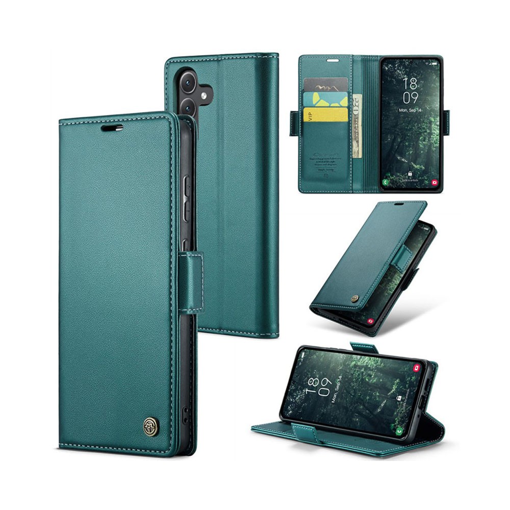 Samsung Galaxy A55 5G CaseMe 023 Luminus Θήκη Πορτοφόλι Green