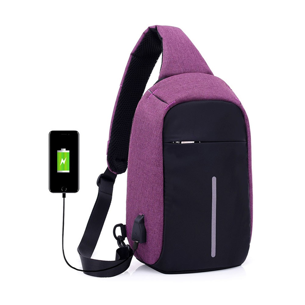 ΟΕΜ HC7097B Τσάντα  Ώμου Purple